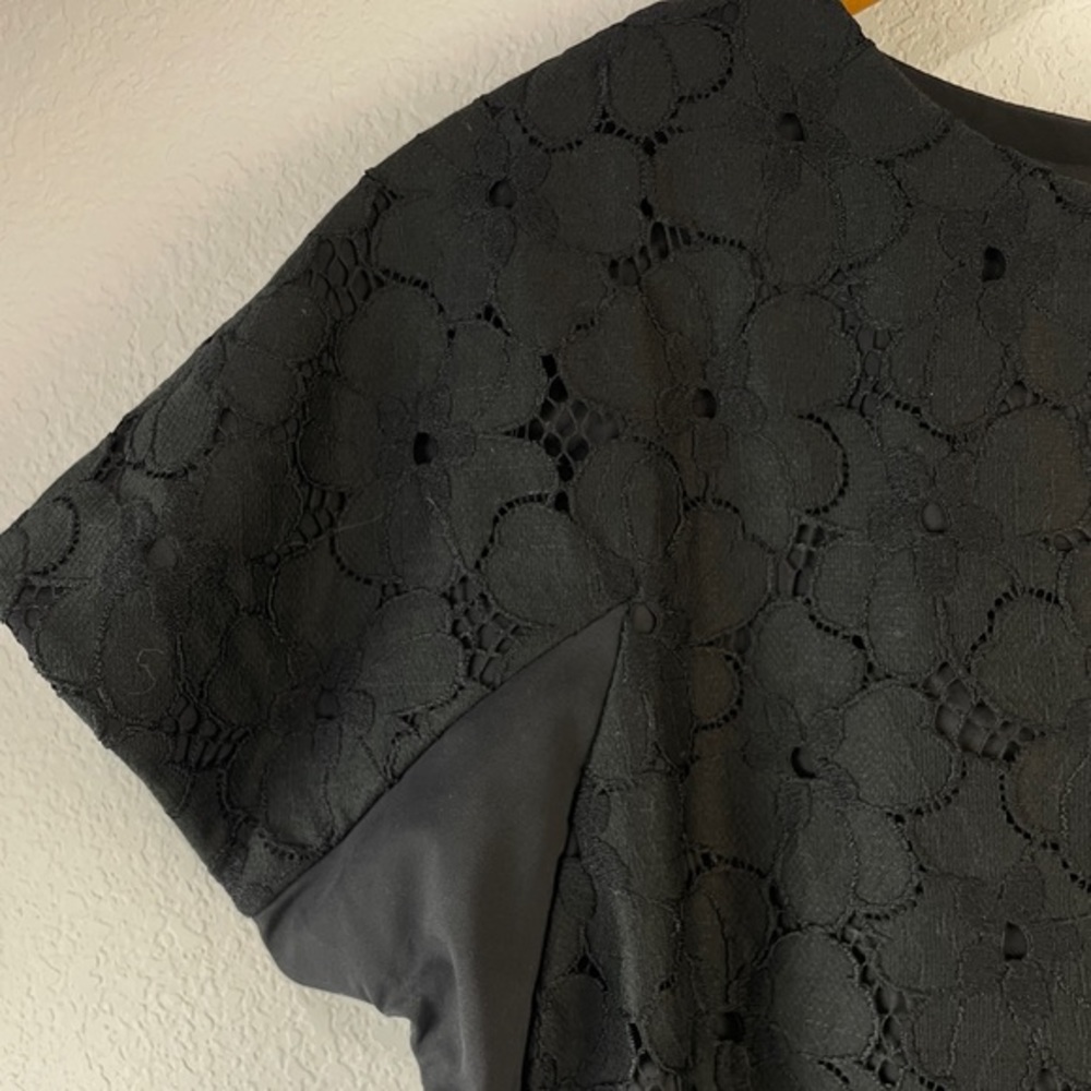 Lafayette 148 Front Lace Panel Dress Sz S‎ - Picture 4 of 6